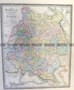 5-249  Russia in Europe including Poland by Wyld  c.1853
