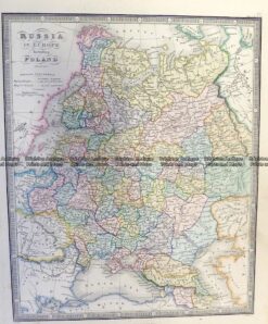 5-249  Russia in Europe including Poland by Wyld  c.1853