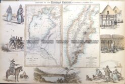 5-250 Russia in Asia - Aral Sea and Kamtchatka by Fullerton  c.1854
