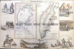 5-250 Russia in Asia - Aral Sea and Kamtchatka by Fullerton  c.1854