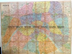 5-255  Paris street map  c.1949