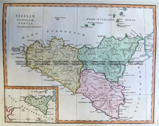 5-262  Sicily in Ancient Times by Wilkinson c.1830