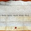 50-001  Manuscript on velum  c.1747