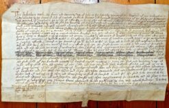 50-002  Manuscript on velum  c.1640