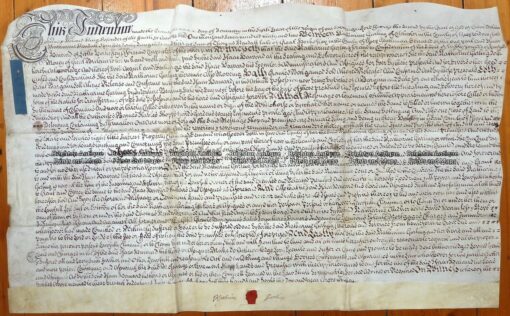 50-003  Manuscript on velum  c.1733