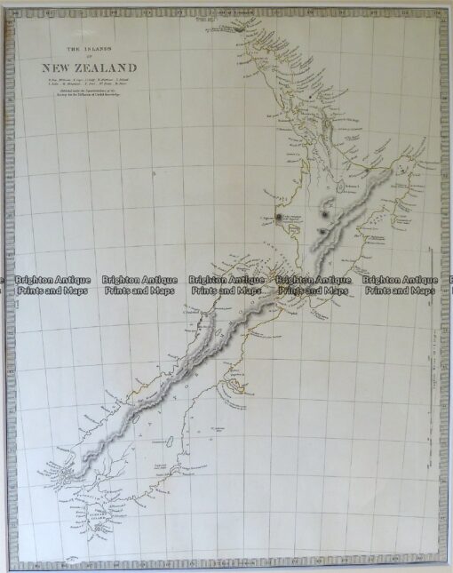 7-064  New Zealand by S.D.U.K. c.1844