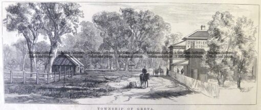 78-018  Bushranger – Ned Kelly – Town of Greta  c.1880