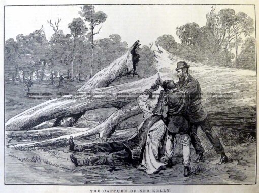78-025 Bushranger – Ned Kelly capture  c.1880