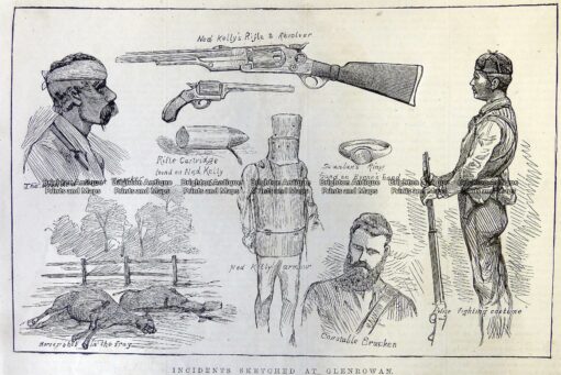 78-026  Bushrangers – New Kelly in Glenrowan  c.1880