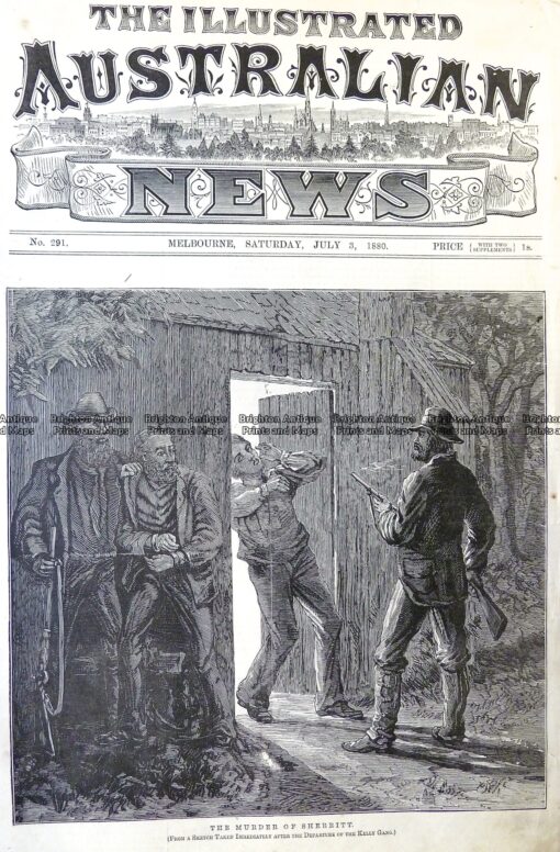 78-028  Ned Kelly – Murder of Sherritt  c.1880
