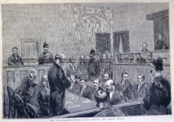 78-032  Ned Kelly in Beechworth Police Court  c.1880