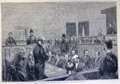 78-032  Ned Kelly in Beechworth Police Court  c.1880