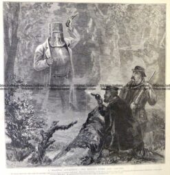 78-033  Ned Kelly fight and capture  c.1880