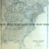 8-001  United States - Eastern States by Johnston c.1864