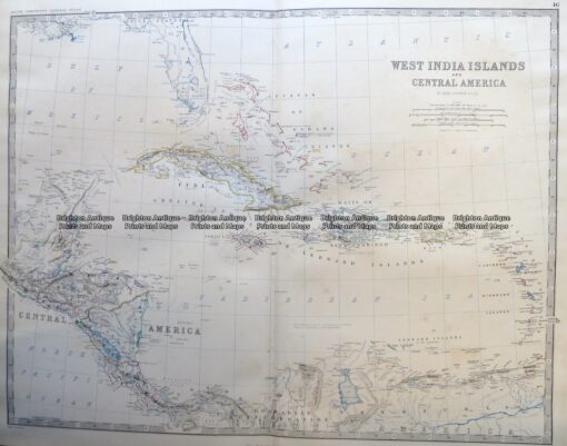 8-002  West Indies by Johnston c.1864