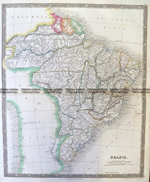 8-005  Brazil by Teesdale  c.1837