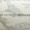 8-184  West Indies & Central America by Johnston  c. 1886