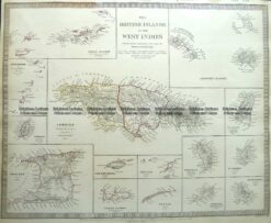 8-185  West Indies by S.D.U.K.  c. 1844