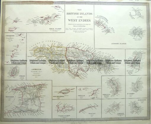 8-185  West Indies by S.D.U.K.  c. 1844