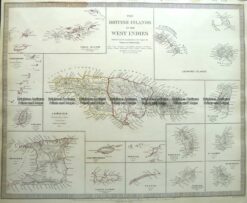 8-185  West Indies by S.D.U.K.  c. 1844