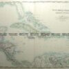 8-187  West India Islands & Central America by Johnston  c.1887