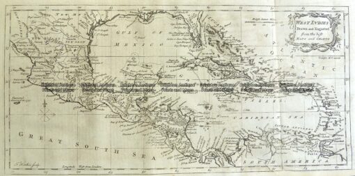 8-188 West Indies – Caribbean by Kitchen   c.1771