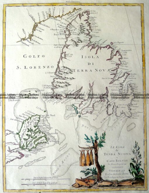 8-195 Canada – Newfoundland by Zatta  c.1778
