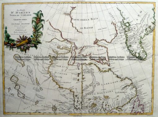 8-196 Canada – Labrador and Greenland by Zatta  c.1778