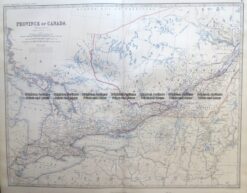 8-197  Canada - Ontario and Quebec  by Johnston c.1964