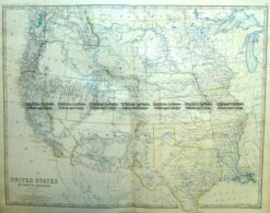 8-199  USA- Western States by Johnston  c.1864