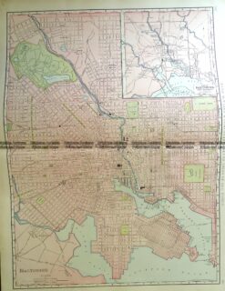 8-801  Baltimore street map c.1898