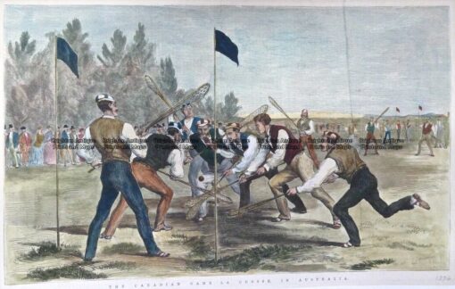 9-139  Lacrosse in Australia c.1876