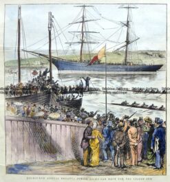 9-143  Rowing - Leader Cup junior eight-oar race  c.1879