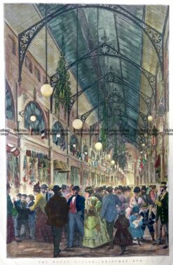 9-144  Royal Arcade in Melbourne  c.1874