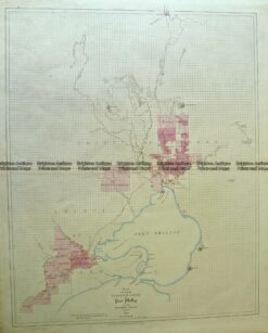 9-145  Port Phillip and Melbourne  by Arrowsmith c.1841