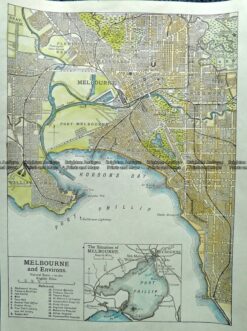 9-155  Melbourne street map  c.1926