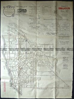 9-158  Melbourne Street Map - Brighton  c.1920