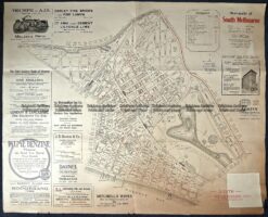 9-159  Melbourne Street Map - South Melbourne c.1920