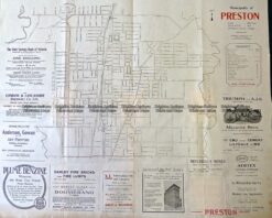 9-160  Melbourne Street Map  - Preston  c.1920