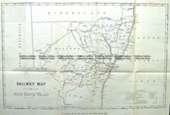 9-811  NSW Railway Map  c.1884