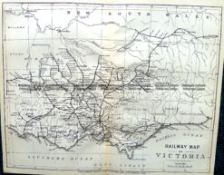 9-812  Victoria - Railway Map  c.1896