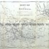 9-813  Victoria Railway Map  c.1883