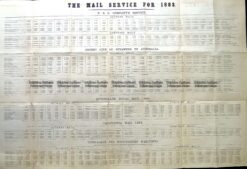 9-815  Shipping - Mail Service to Australia in 1883