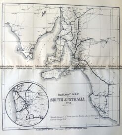 9-826  South Australia Railway Map  c.1896