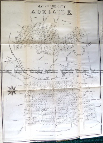9-828  Adelaide Street Map  c.1883