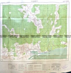 9-833  Bairnsdale -Military Map c.1942