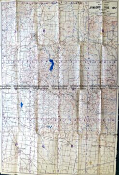 9-835  Scouts' Jamboree Hike Map c.1935