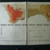 9-971  Geological map of Australia by Everett c.1887