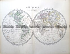 Antique atlas - A.K. Johnston c.1877  Ref: 899-002 - Image 3