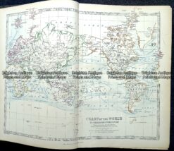 Antique atlas - A.K. Johnston c.1877  Ref: 899-002 - Image 4